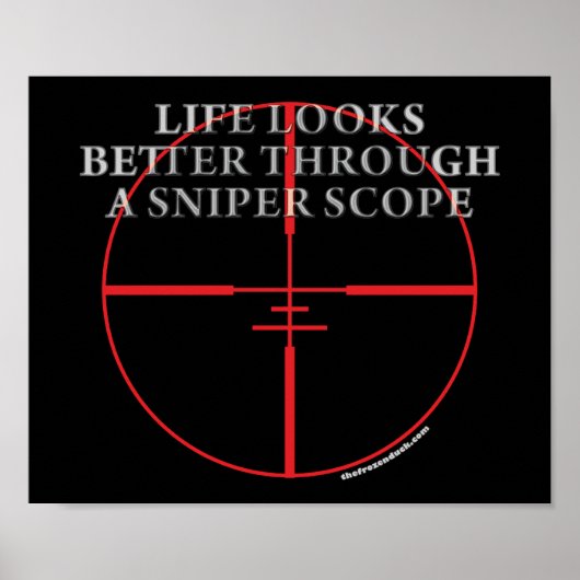 Door een Sniper-bereik Poster (Voorkant)