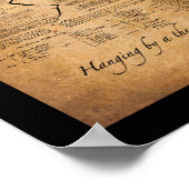 Door een thread vasthangen poster (Hoek)