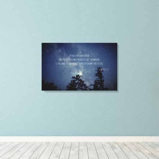 Door Faith Canvas Print (Insitu (Houten vloer))