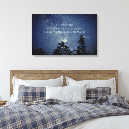 Door Faith Canvas Print (Insitu (Slaapkamer))