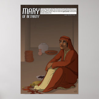 Door Faith Series - Mary of Bethany 11 x 17 inch Poster