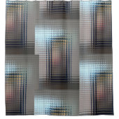 Door glasdeuren douchegordijn (Voorkant)