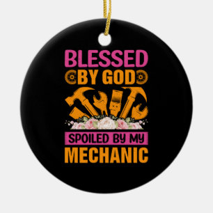 Door God door mijn mechanisme Keramisch Ornament