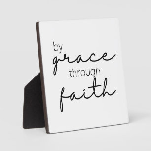 Door Grace Through Faith Christelijk Sign Fotoplaat