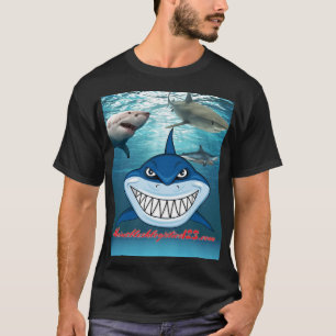 door haaien besmet water t-shirt