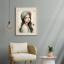 Door haar ogen - Print