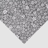 Door hand getrokken ventilatorpatroon tissuepapier (Detail)