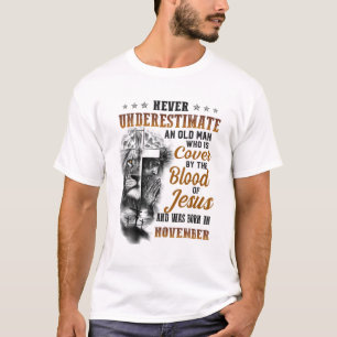 Door het bloedbad van Jezus, geboren op 42 novembe T-shirt
