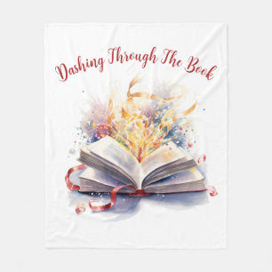 Door Het Boek heen denderen Fleece Deken