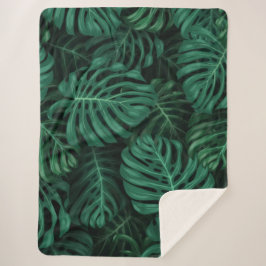 Door het bos geïnspireerd ontwerp sherpa deken