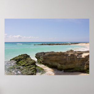 door het Caribische Zee Poster