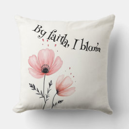 Door het geloof bloei ik kussen