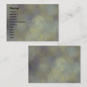 Door het glas visitekaartje (Voorkant / Achterkant)