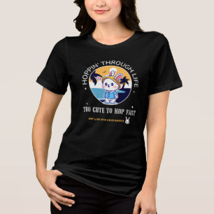 Door het leven huppelen Tri-Blend shirt
