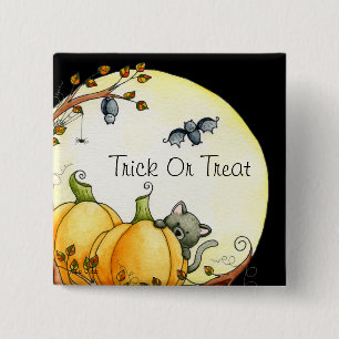 door het licht van de Button van de maan