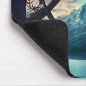 Door het Moonlit Venster Muismat (Hoek)