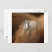 Door het stof storm briefkaart (Voorkant / Achterkant)