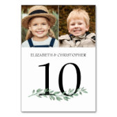 Door het Tabelnummer van de Berichten van de Foto' Kaart (Voorkant)