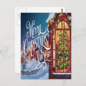 Door het vakantievenster briefkaart (Voorkant / Achterkant)