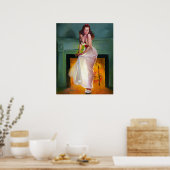 Door het vuur omhoog poster (Keuken)