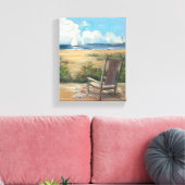 Door het Zee Canvas Afdruk (Insitu (Woonkamer))