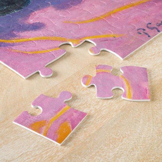 Door het Zee | Paul Gauguin | Jigzaag Puzzle Legpuzzel (Zijkant)