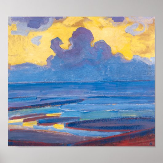 Door het Zee | Piet Mondrian | Poster (Voorkant)