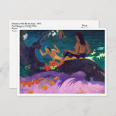 Door het Zee van Gauguin Briefkaart (Voorkant / Achterkant)