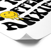 Door ijskoffie en angst geestelijke gezondheid op poster (Hoek)