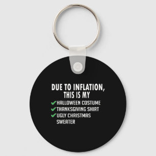 Door inflatie Halloween Thanksgiving Kerst Sleutelhanger