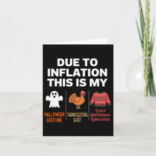 Door inflatie is dit mijn halloween kostuum kaart