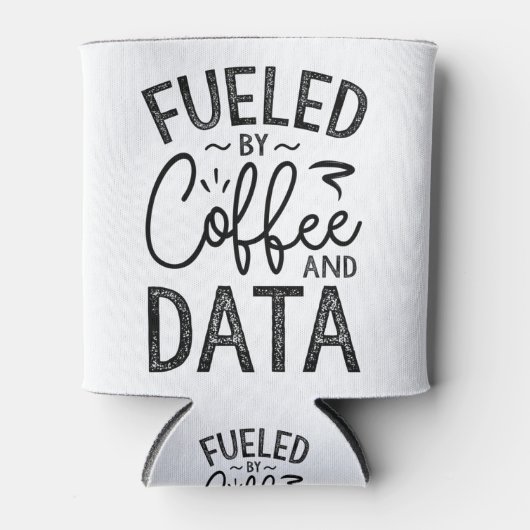 Door koffie en gegevens gevoed blikjeskoeler (Voorkant)