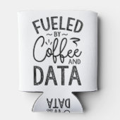 Door koffie en gegevens gevoed blikjeskoeler (Achterkant)