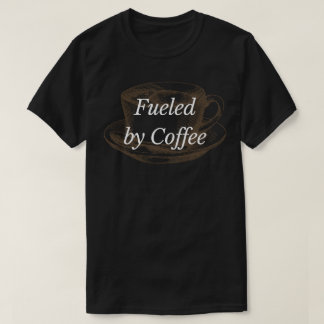 Door koffie gevoed t-shirt