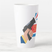 door Latte Mok Grootte: Grote Latte Mok (Voorkant)