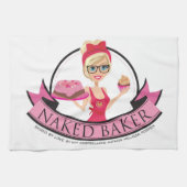 Door liefde gegrepen Backker Keuken Theedoek (Horizontaal)
