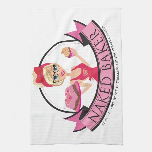 Door liefde gegrepen Backker Keuken Theedoek (Verticaal)