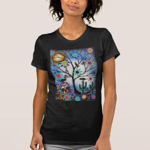 door Lori Everett_ Day of the Dead, Mexican, Skull T-shirt