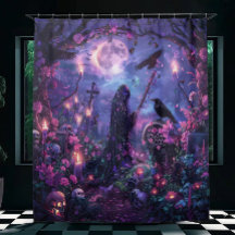 Door maanlicht verlichte begraafplaats scène