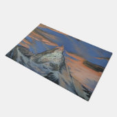 Door Mat - "The Matterhorn At Sunset" (Schuin)