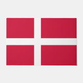 Door Mat with Flag of Denmark (Voorkant)