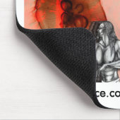 "Door ogen afgrond" Merch Muismat (Hoek)