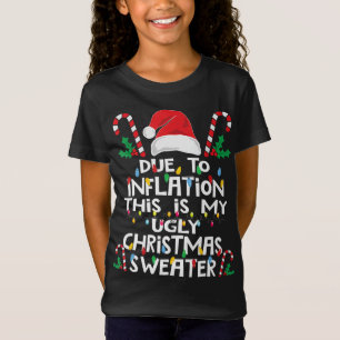 Door opflakkering, lelijke kerstzweten t-shirt