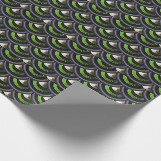 Door Pacock geïnspireerde Zeemeerminnen met cadeau Cadeaupapier (Hoek)