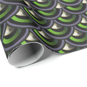 Door Pacock geïnspireerde Zeemeerminnen met cadeau Cadeaupapier