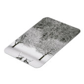 Door sneeuw bedekt landschap magneet (Linkerzijde)