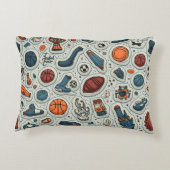 door sport pattereerde kussens (Achterkant)