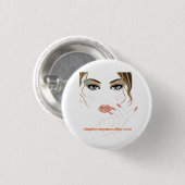 Door Stephanie's Eyes knop Ronde Button 3,2 Cm (Voorkant /achterkant)