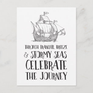 Door Stormy Zeeen Celebrate Life's Reis Briefkaart