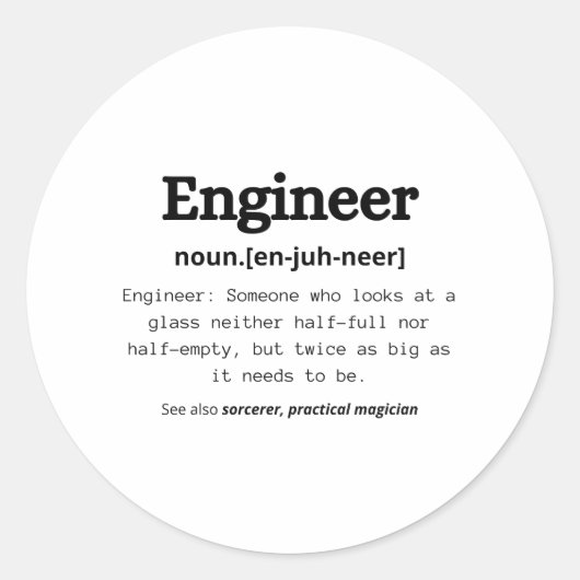 Door technicus gedefinieerde Sticker: de formule a Ronde Sticker (Voorkant)